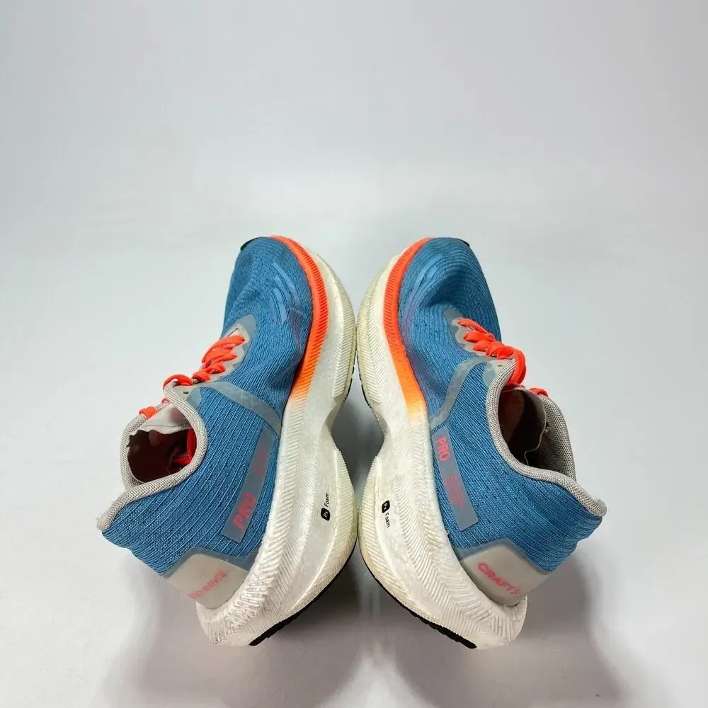 Craft Pro Endur Distance Blue Orange Athletic Road Running Shoes Women's Size 8